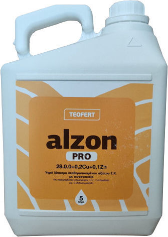 alzon pro 28 0 0+0.2 cu+0.1 zn 5lt alzon pro 28 0 0+0.2 cu+0.1 zn 5lt